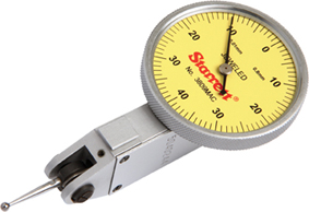 Starrett Dial Test Indicator (Range 0.2mm)(Graduation 0.002mm)(Dial Reading 0 - 100 - 0)