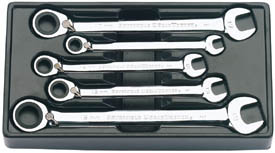 Expert 5 Piece Metric Gearwrench Set in Insert Tray