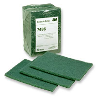 3M 7486 Hand Pads - Extra Coarse Abrasive - Pack of 10