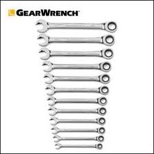 Gear Wrench 85597 12 piece metric ratcheting open end