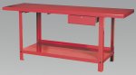 Workbench Steel 2mtr with 1 Drawer