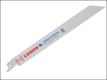 LEN20580 20580-810R Sabre Saw Blades Pack of 5 200mm 10tpi