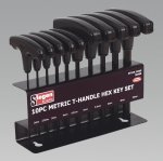Hex Key Set 10pc T-Handle Metric 