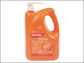 SWASOR4LMP Orange Hand Cleaner Pump Top Bottle 4 Litre
