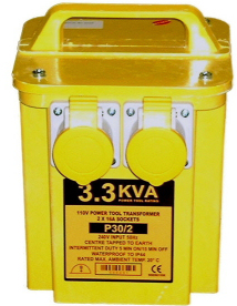 3.3KVA Tool Transformer 2 x 16 A      PLEASE CHECK TO SEE IF WE HAVE STOCK BEFORE ORDERING