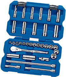 METRIC SOCKET SET, 3/8