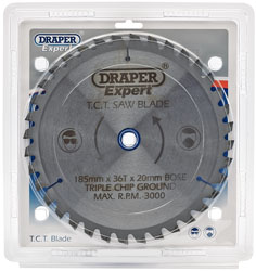 Expert TCT Saw Blade 185 X 20mm x 36T