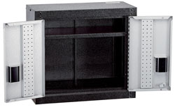 WORKSTATION 2 DOOR WALL CABINET - 675 x 305 x 610MM