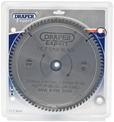 Expert TCT Saw Blade 250X30mmx80T Neg