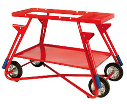 VIRAX 4 WHEELED CART FOR 4INCH THREADING MACHINE