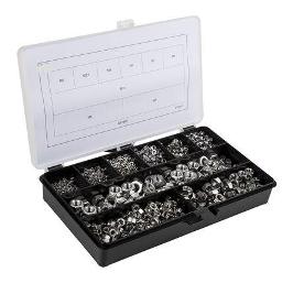 Pro 1710 Piece Stainless Steel Hex Full Nut Kit 