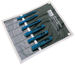 6 Piece Hollow Punch Set 5mm - 13mm Dia.