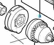 REPL CHUCK FOR PSB600RE