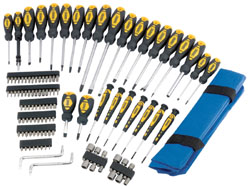 DIY Series 111 Piece Soft Grip Screwdriver and Bit Set