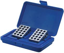 52-439-007 - Linear 1-2-3 Toolmakers Blocks, In Blow Moulded Case