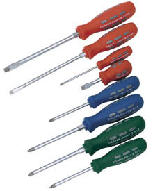 EXPERT 8 PIECE ENGINEERS OR MECHANICS SCREWDRIVER SET