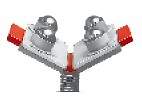 Ridgid BTH-9 Ball Transfer Head for V Head Pipe Stands  