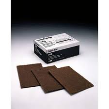 3M SCOTCHBRITE PADS A-MEDIUM BROWN