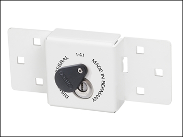 ABU14126C Integral Van Lock White 141/200 + 26/70 with 70mm Series 26 Diskus Padlock