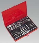 Tap & Die Set 40pc Split Dies Metric