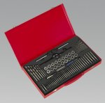 Tap & Die Set Split Dies 76pc Metric