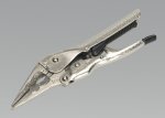 Locking Pliers Self Adjusting 190mm Long Nose