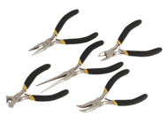 Mini Pliers Set 5pc Ni-Fe Finish