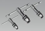 T-Handle Tap Wrench Set 3pc