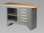 Workbench with 5 Drawers Heavy-Duty