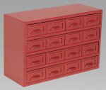 Metal Cabinet Box 16 Drawer