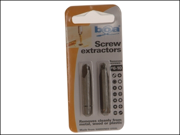 Mini X Out Screw Extractor Wood Screw sizes No 6 - 10