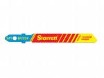 STARRETT BU224 JIGSAW BLADES PACK OF 5 BLADES TOTAL LENGTH 75mm X 7.5mm WIDTH X 24tpi REGULAR TOOTH TYPE FOR METAL