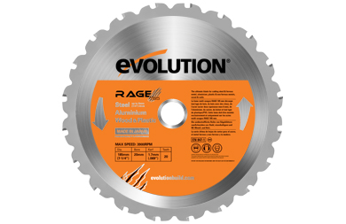 Evolution Rage Orange 210mm x 24TCT Multipurpose Circular Saw Blade