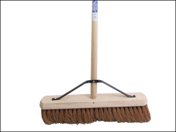 FAIBRCOCO18H Broom Soft Coco 45cm (18 in) + Handle & Stay