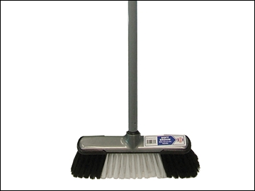 FAIBRSOFTDIY Soft Broom With Screw On Handle