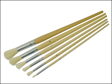 FAIPBFITRPK Round Fitch Brush Set of 6