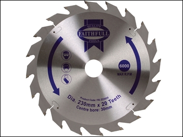 FAIZ23020 Circular Saw Blade TCT 230 x 30 x 20t POS