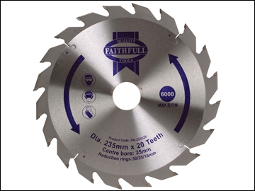 FAIZ23520 Circular Saw Blade TCT 235 x 35 x 20t POS