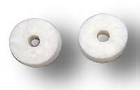 White Felt Washers 30mm OD x 8mm ID x 12mm Thk 