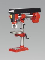 Radial Pillar Drill Bench 5-Speed 790mm Height 550W/230V