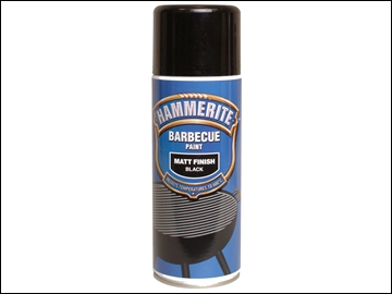 HAMMERITE HMMBBQBLAERO BBQ Paint Aerosol Black Matt 400ml