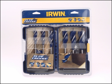  6X Blue Groove Wood Drill Bit 6pce Set