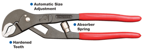 One Handed Water Pump Pliers MONGOOSE 12