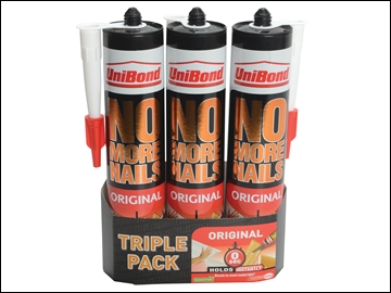 UNI1426045 No More Nails Interior Cartridge Triple Pack