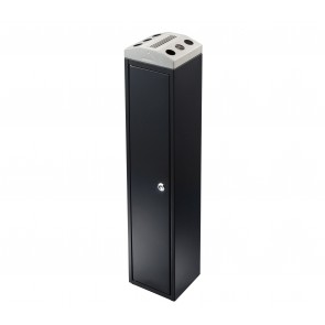 Ash Tower - Black & Stainless Steel  (BDF46)