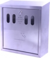 Cigarette Bin / External Ashtray for wall mounting.